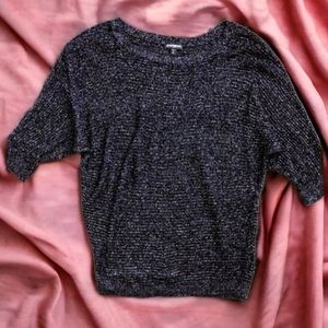 Express See Through Metallic Blouse Like New